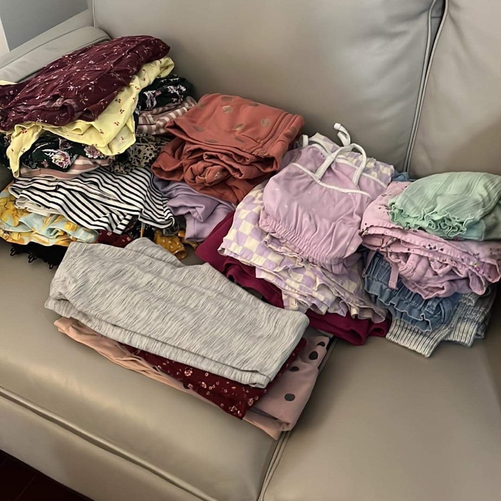 Huge lot of girls 7/8 clothes.
